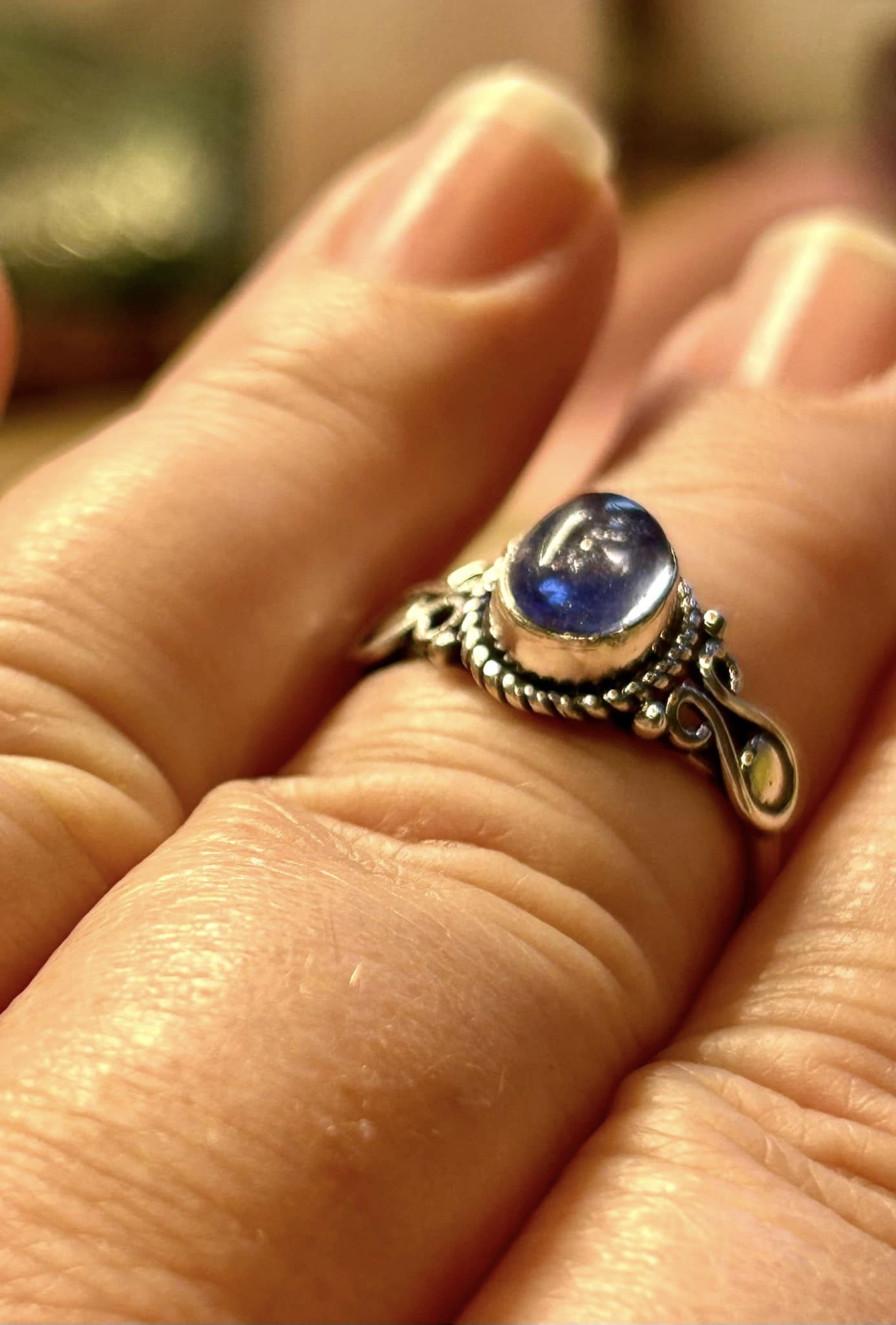 Bague en argent 925 - Tanzanite  T55