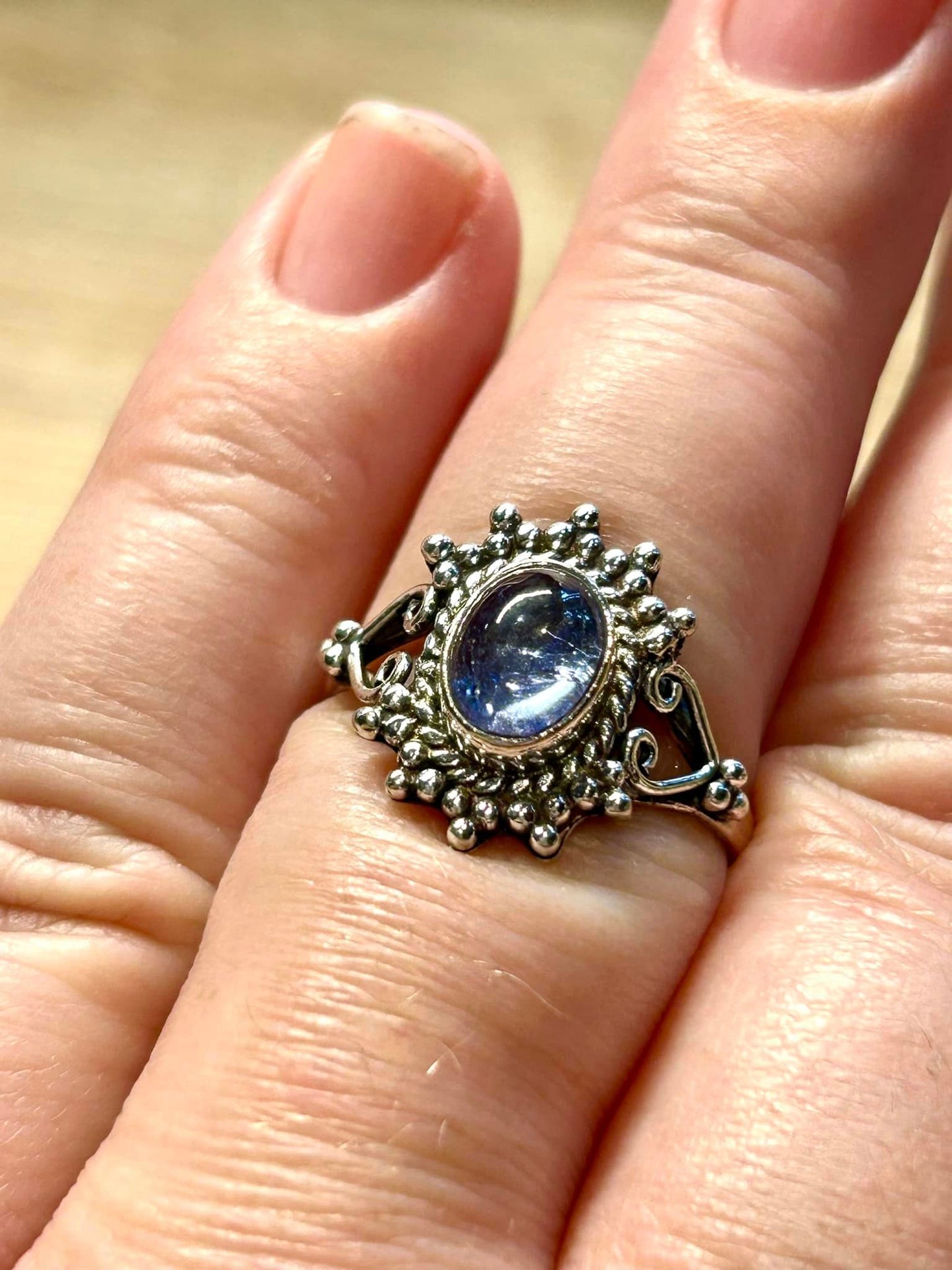 Bague en argent 925 - Tanzanite -