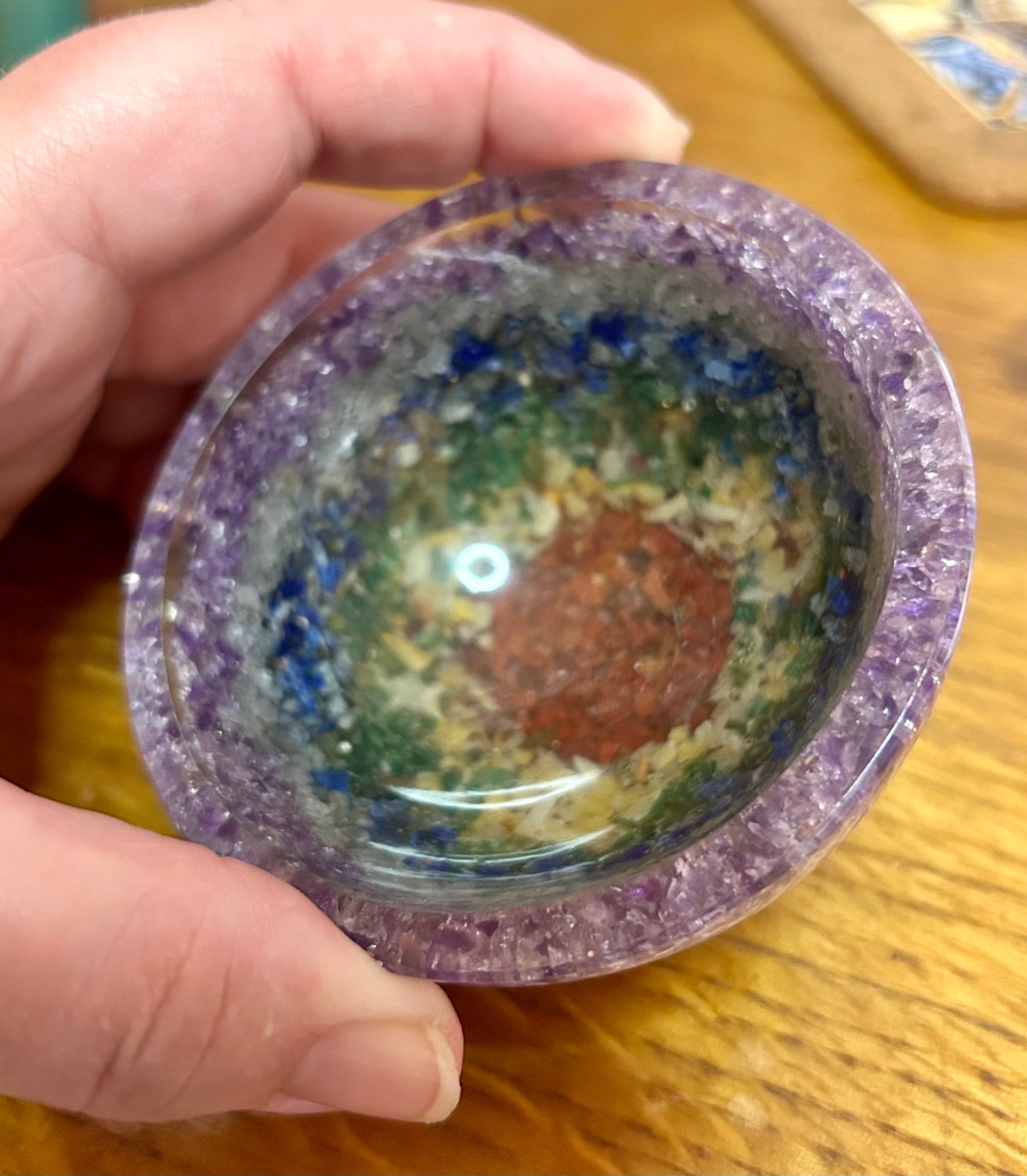 Bol 7 chakras orgonite