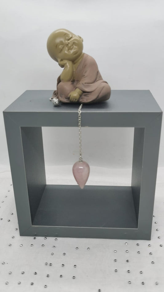 Pendule en quartz rose